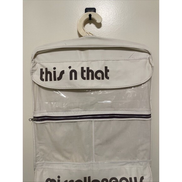 This ‘N That Vintage 1980’s Hanging Organizer Jewelry Bathroom Closet Spell Out - Picture 2 of 11